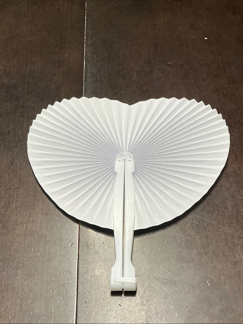 60 - White Handheld Folding Fan for weddings - Brand new!